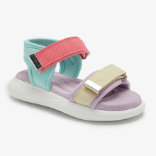 Load image into Gallery viewer, Lilac Memory Foam Sporty Sandals - Allsport
