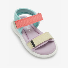 Load image into Gallery viewer, Lilac Memory Foam Sporty Sandals - Allsport
