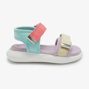 Lilac Memory Foam Sporty Sandals - Allsport