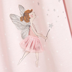 Pink/Cream 2 Pack Fairy Nighties (2-12yrs) - Allsport