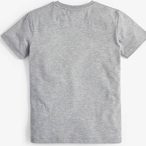Grey Marl Gorilla Sequin T-Shirts (3-12yrs) - Allsport