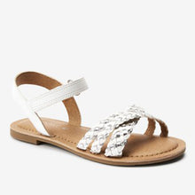 Load image into Gallery viewer, PLAIT SANDAL WHITE - Allsport
