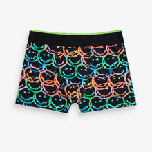 Load image into Gallery viewer, Multi Fluro Smiley 5 Pack Trunks (1.5-16yrs) - Allsport
