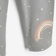 Load image into Gallery viewer, Grey Unicorn Character Leggings (3mths-5yrs) - Allsport
