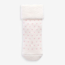 Load image into Gallery viewer, Pink 3 Pack Towelling Socks (0mths-2yrs) - Allsport
