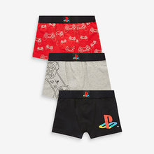Load image into Gallery viewer, Black Playstation™ 3 Pack Trunks (3-12yrs) - Allsport
