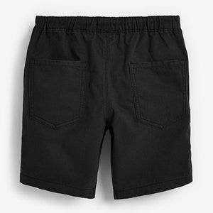 Black Pull-On Shorts (3-12yrs)