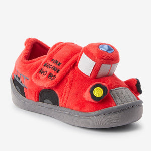 Strap Touch Fasten Cupsole Slippers (Younger) - Allsport