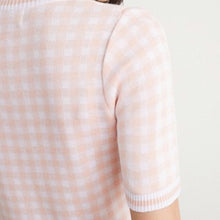 Load image into Gallery viewer, Pink Gingham T-Shirt - Allsport
