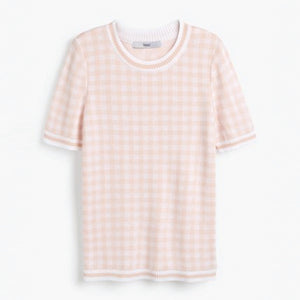 Pink Gingham T-Shirt - Allsport