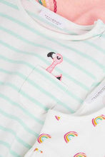Load image into Gallery viewer, Multi 3 Pack Flamingo Tops  (up to 18 months) - Allsport
