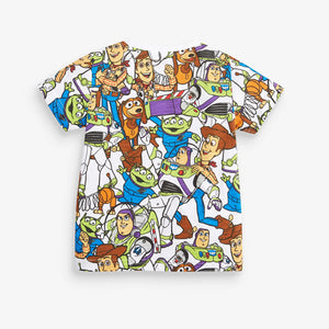 Multi Toy Story All Over Print Jersey T-Shirt (3mths-5yrs) - Allsport