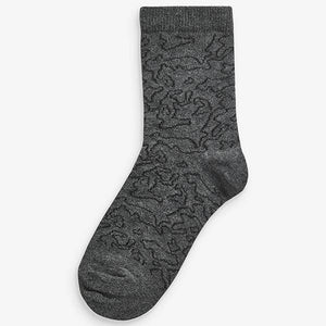 Camouflage 7 Pack Cotton Rich Socks (Older) - Allsport