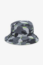 Load image into Gallery viewer, Blue/Grey 2 Pack Camouflage Bucket Hats - Allsport
