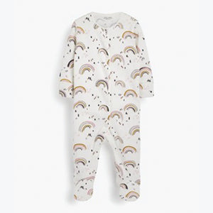 Pink Bunny 2 Pack Sleepsuits (0mths-18mths) - Allsport