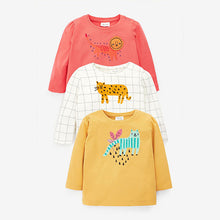 Load image into Gallery viewer, Yellow Multi 3 Pack Character T-Shirts (9mths-18mths) - Allsport
