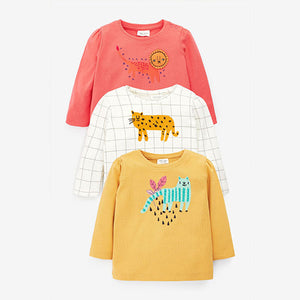 Yellow Multi 3 Pack Character T-Shirts (9mths-18mths) - Allsport