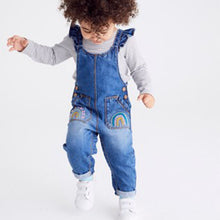 Load image into Gallery viewer, DENIM RBOW DUNGAREE - Allsport
