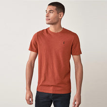 Load image into Gallery viewer, Rust Brown Marl Regular Fit Stag T-Shirt
