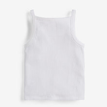 Load image into Gallery viewer, White Strappy Vest (3-12yrs) - Allsport
