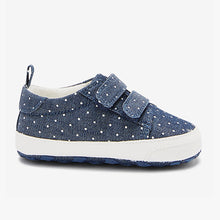 Load image into Gallery viewer, Denim Baby Trainers (0-18mths) - Allsport
