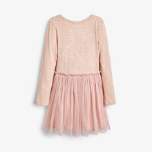 Load image into Gallery viewer, Pink Sequin Star Tulle Skirt Dress - Allsport
