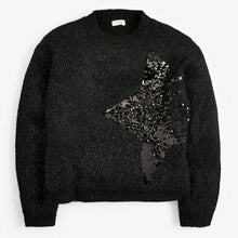 Load image into Gallery viewer, Sequin Star Jumper (3-12yrs) - Allsport
