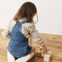 Load image into Gallery viewer, Ditsy Printed Organic Cotton Blouse (3mths-7yrs) - Allsport
