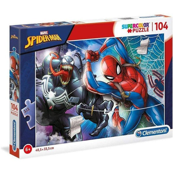 Supercolor Puzzle Spiderman 104 pcs - Allsport