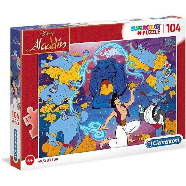 Supercolor Puzzle Aladdin 104 pcs - Allsport