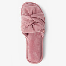 Load image into Gallery viewer, Pink Bow Slider Slippers - Allsport
