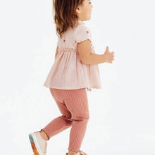 Load image into Gallery viewer, Pink Soft Rib Leggings (3mths-6yrs) - Allsport
