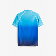 Load image into Gallery viewer, Blue Ombre Rash Vest (3-16yrs) - Allsport
