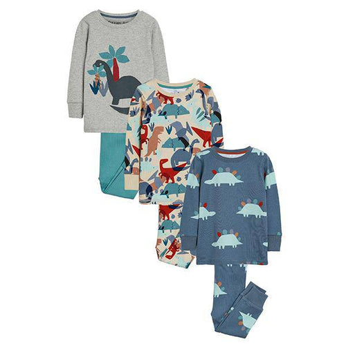 3 Pack Snuggle Pyjamas (12mths-6yrs) - Allsport
