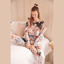 Load image into Gallery viewer, Floral Print Cotton Short Sleeve Pyjamas - Allsport
