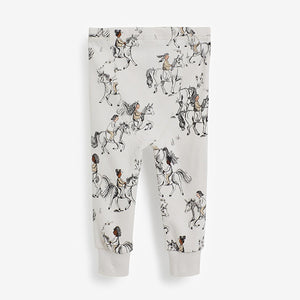 3 Pack Charcoal Grey / Lilac Horse  Pyjamas (9mths-7yrs) - Allsport