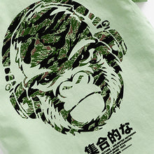 Load image into Gallery viewer, Sage Camo Gorilla Graphic T-Shirt (3-12yrs) - Allsport
