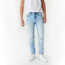 Load image into Gallery viewer, Denim Bleach Distressed Jeans (3-12yrs) - Allsport
