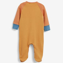 Load image into Gallery viewer, Ochre Yellow Daddy Sleepsuit (0mths-12mths) - Allsport
