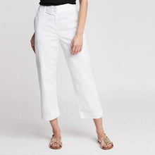 Load image into Gallery viewer, White Cropped Chino Trousers - Allsport
