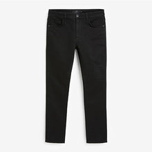 Load image into Gallery viewer, Solid Black Skinny Fit Ultimate Comfort Super Stretch Jeans - Allsport
