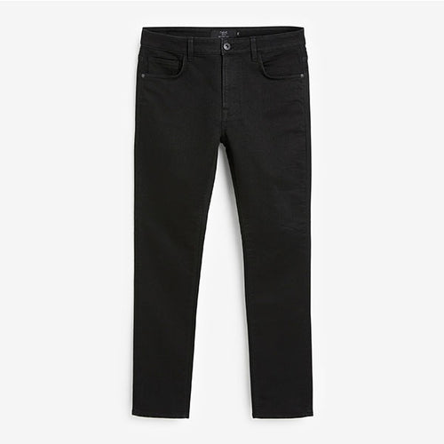 Solid Black Skinny Fit Ultimate Comfort Super Stretch Jeans - Allsport