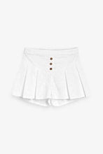 Load image into Gallery viewer, White Broderie Shorts - Allsport
