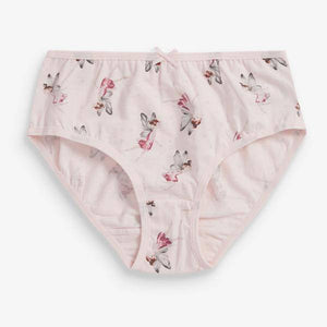 Pink 7 Pack Fairy Briefs (1.5-12yrs) - Allsport