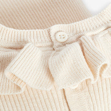 Load image into Gallery viewer, Ecru Frill Neck Knitted Top (3mths-6yrs) - Allsport
