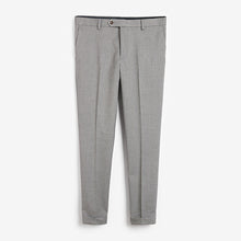 Load image into Gallery viewer, Grey Slim Fit Herringbone Suit: Trousers - Allsport
