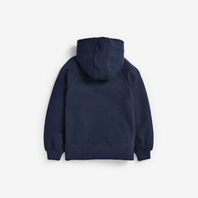 Load image into Gallery viewer, Navy Blue Embroidered Rainbow Hoodie (3-12yrs) - Allsport
