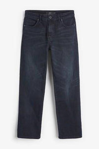 Dark Blue Loose Fit Soft Touch Jeans With TENCEL™ - Allsport