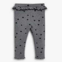 Load image into Gallery viewer, Charcoal All Over Print Leggings (3mths-7yrs) - Allsport
