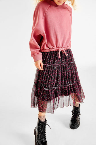 Floral Tulle Midi Skirt (3-12yrs) - Allsport